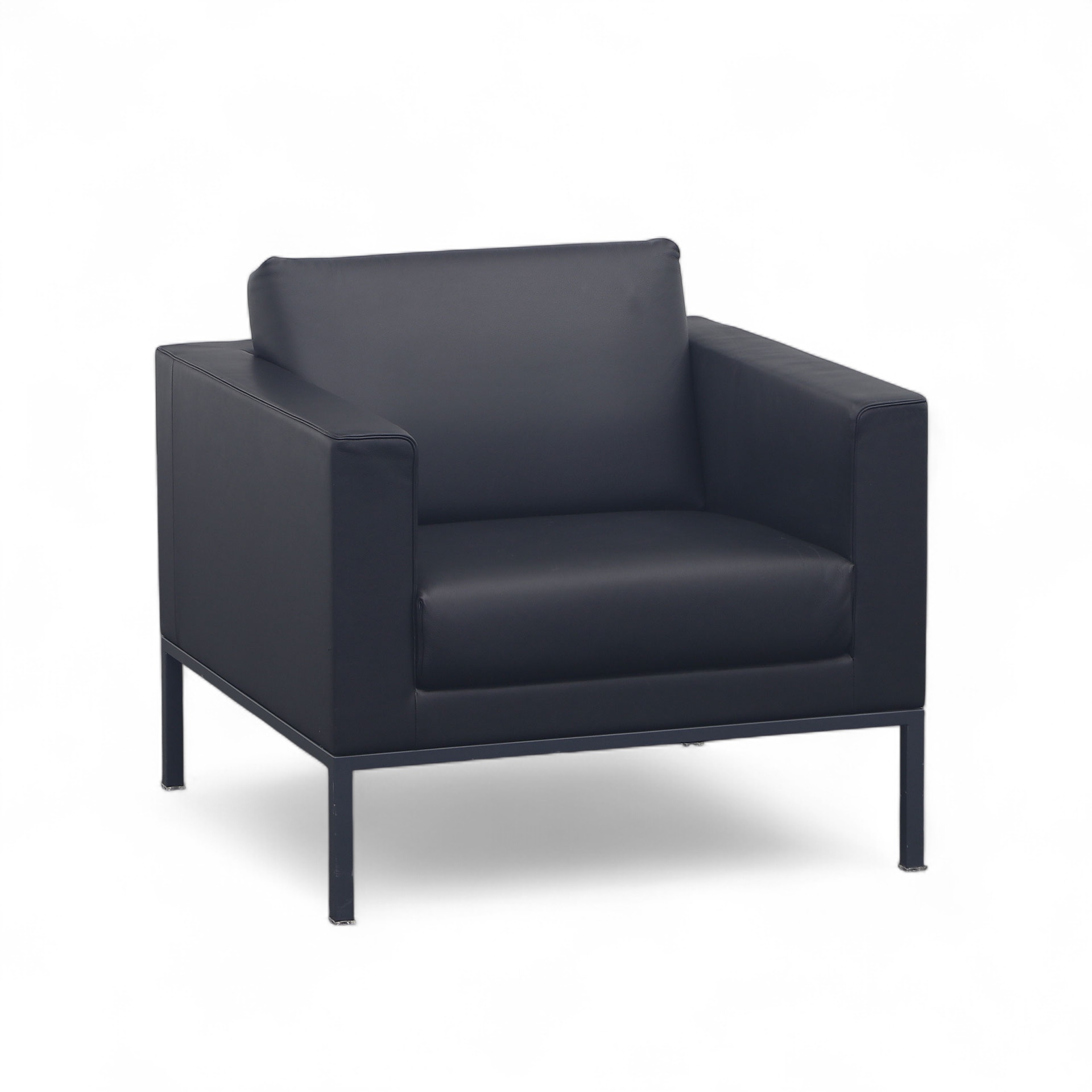 Fauteuil de salon en cuir De Sede Noir, Bon