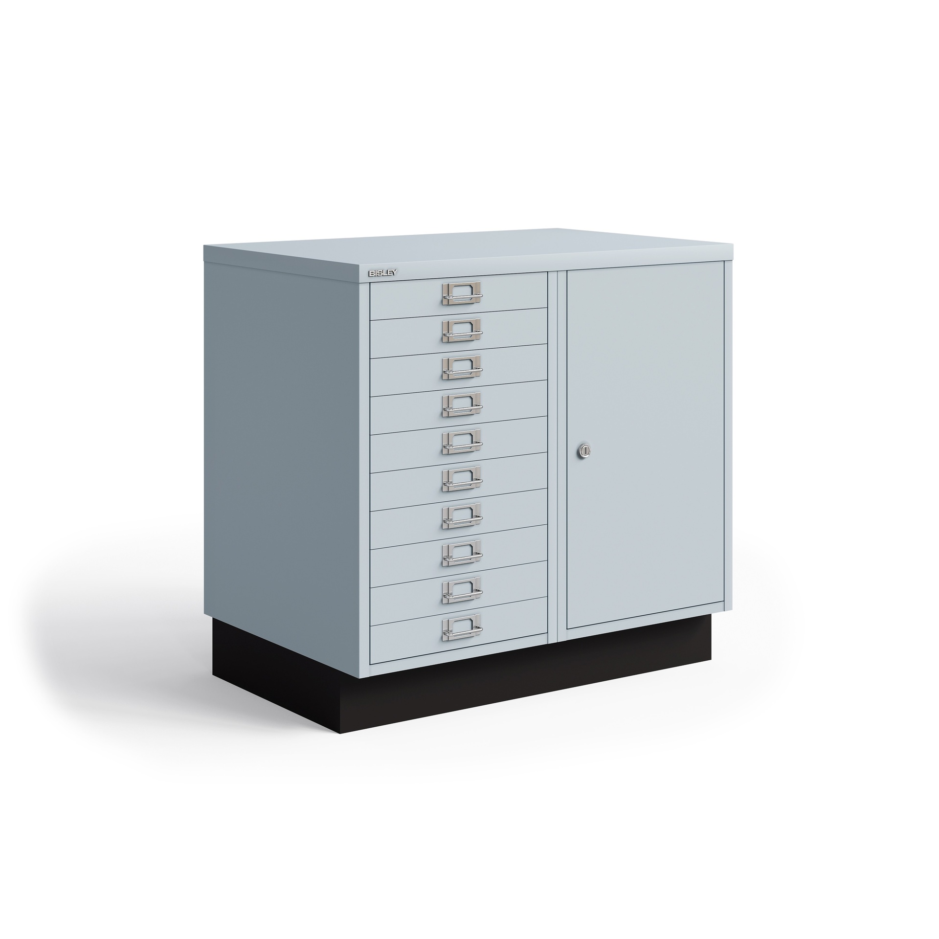 Armoire métallique Bisley Kombischrank (Gris clair)