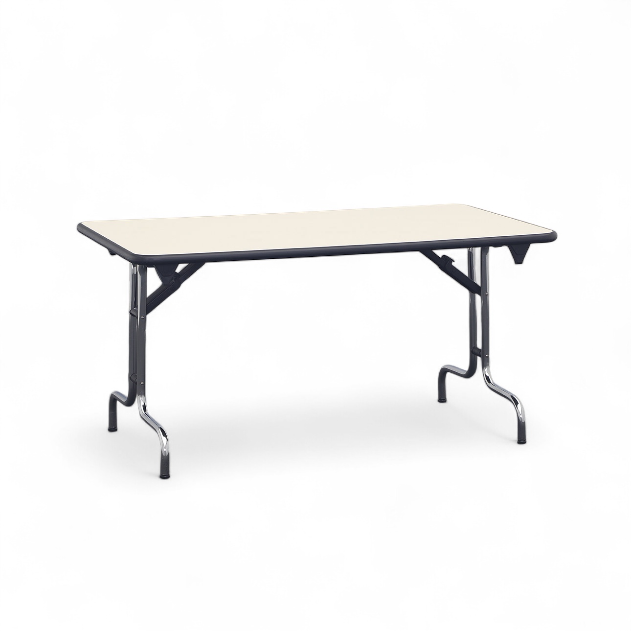 Table pliante avec plateau en résine synthétique (Normalement utilisé)
