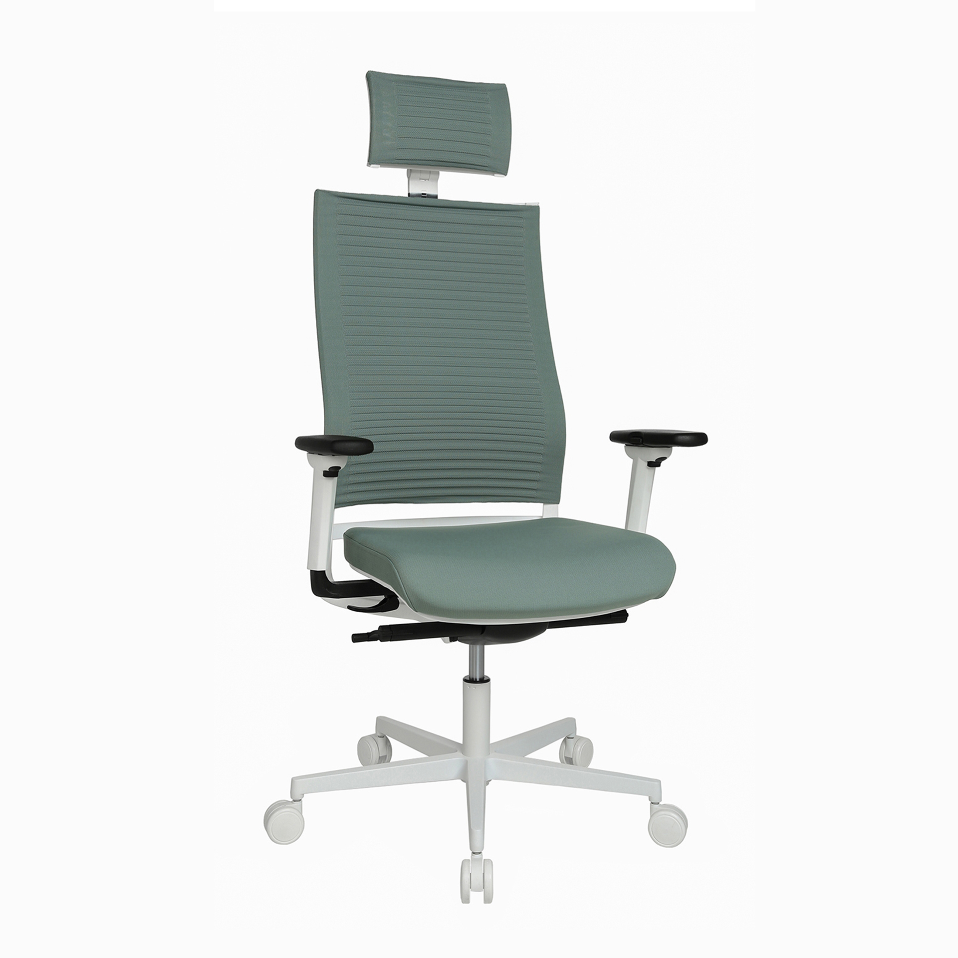 Image of Bürostuhl Topstar Sitness Life 80 mit 1D Armlehnen, Grün/Weiss, Neu, Ergonomischer Stuhl - ideal für flexibles Arbeiten