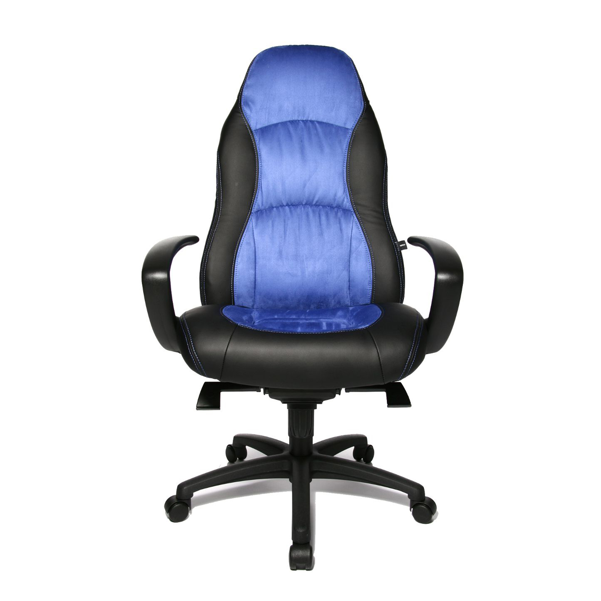Bürostuhl Topstar Speed Chair mit Fixarmlehnen, Blau/Schwarz, Neu, Ergonomischer Stuhl - ideal für flexibles Arbeiten