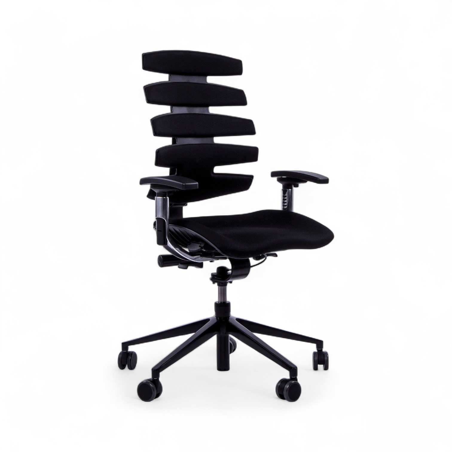 Bürostuhl SitagWave mit 3D Armlehnen, Schwarz/Schwarz, Neu, Ergonomischer Stuhl - ideal für flexibles Arbeiten