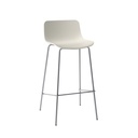 Bar Hocker Milani Stay (Weiss, Verchromt)