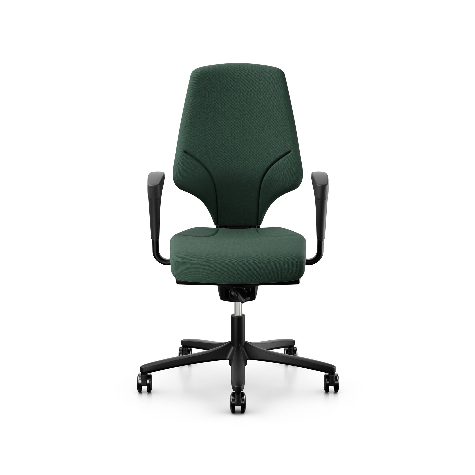 Image of Bürostuhl Giroflex 64-3578 mit 1D Armlehnen, Dunkelgrün/Schwarz, Neu, Ergonomischer Stuhl - ideal für flexibles Arbeiten