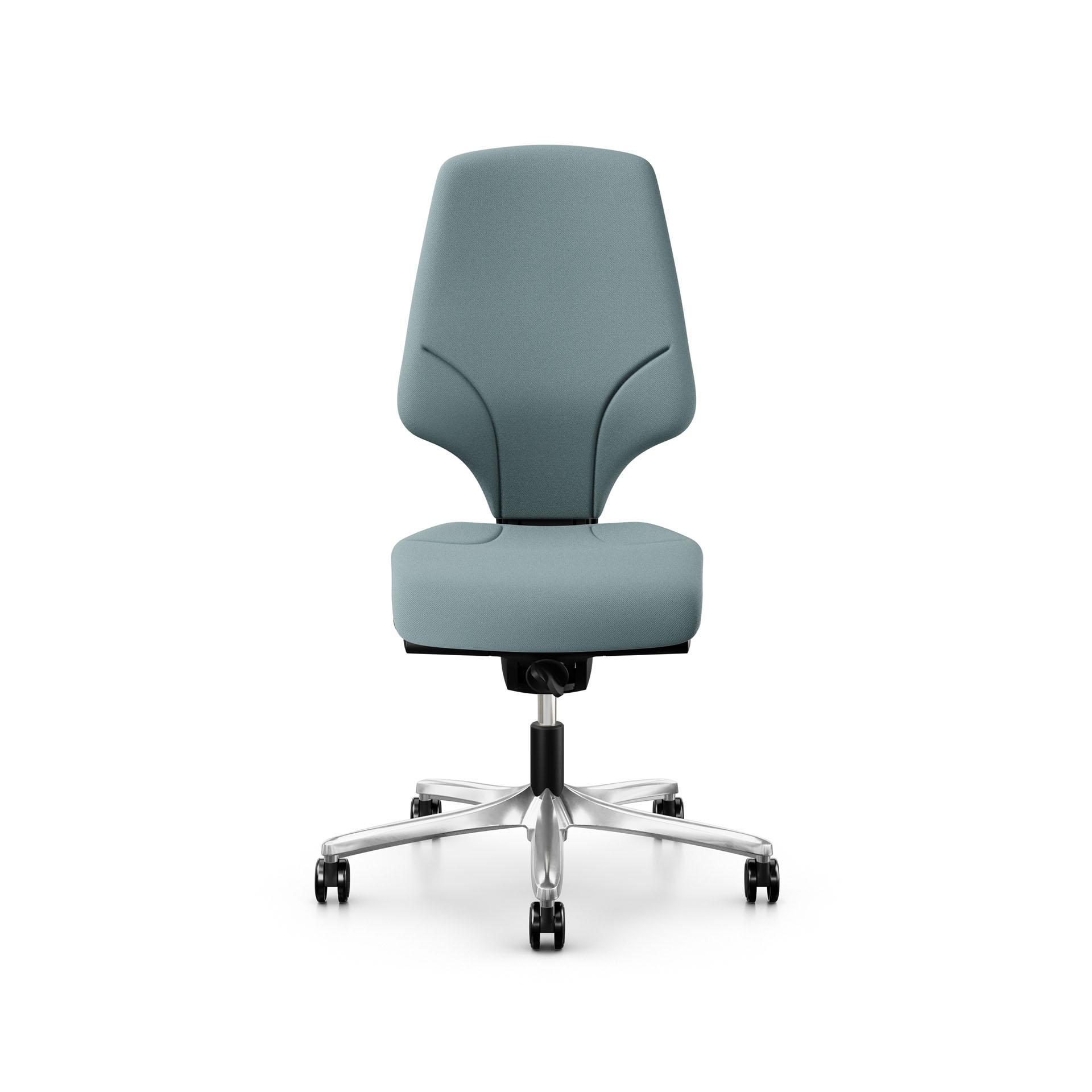 Image of Bürostuhl Giroflex 64-3578 ohne Armlehnen, Hellblau/Verchromt, Neu, Ergonomischer Stuhl - ideal für flexibles Arbeiten