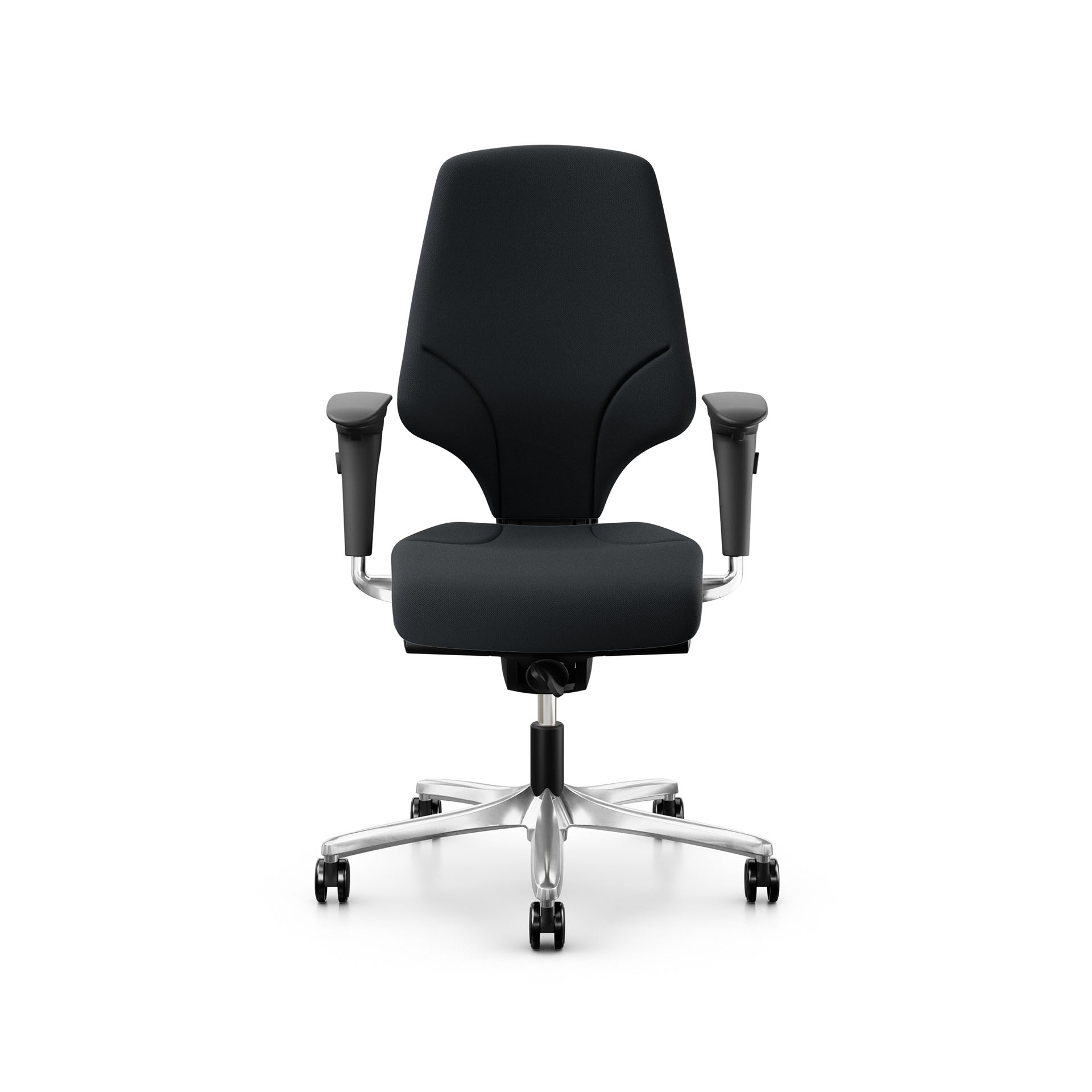 Image of Bürostuhl Giroflex 64-3578 mit 4D Armlehnen, Schwarz/Verchromt, Neu, Ergonomischer Stuhl - ideal für flexibles Arbeiten