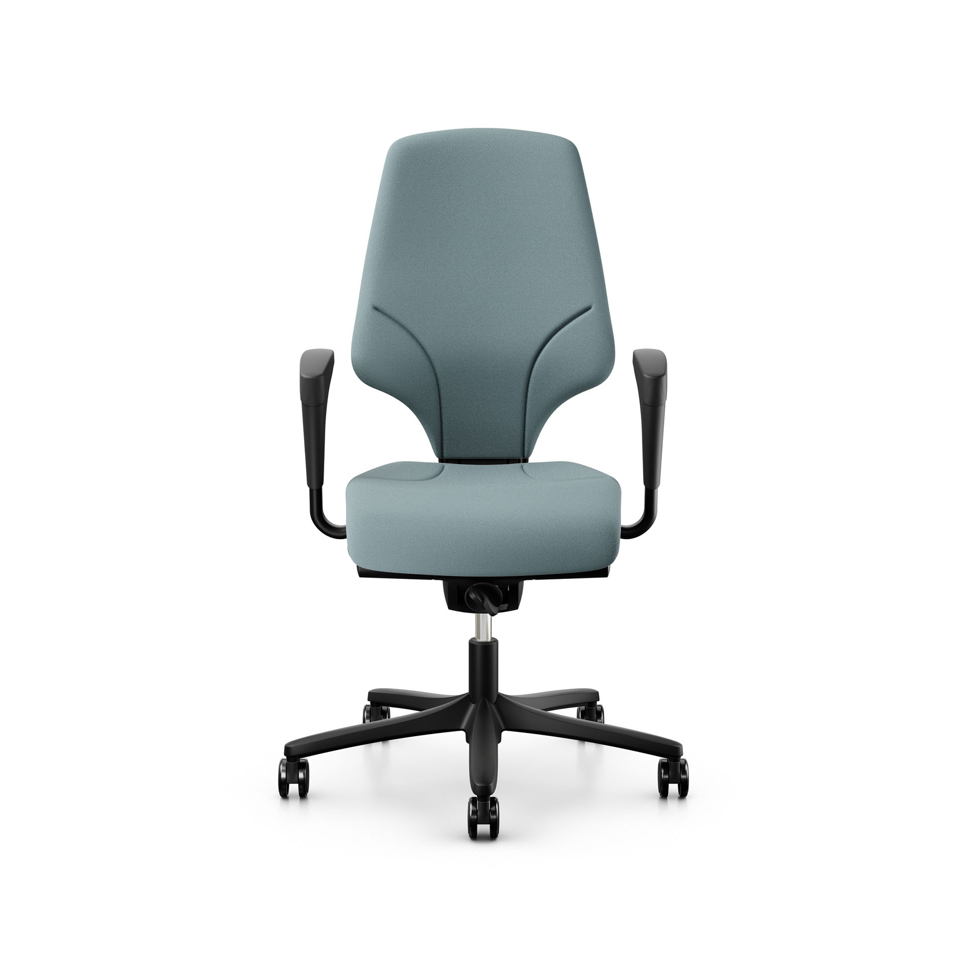 Image of Bürostuhl Giroflex 64-3578 mit 1D Armlehnen, Hellblau/Schwarz, Neu, Ergonomischer Stuhl - ideal für flexibles Arbeiten