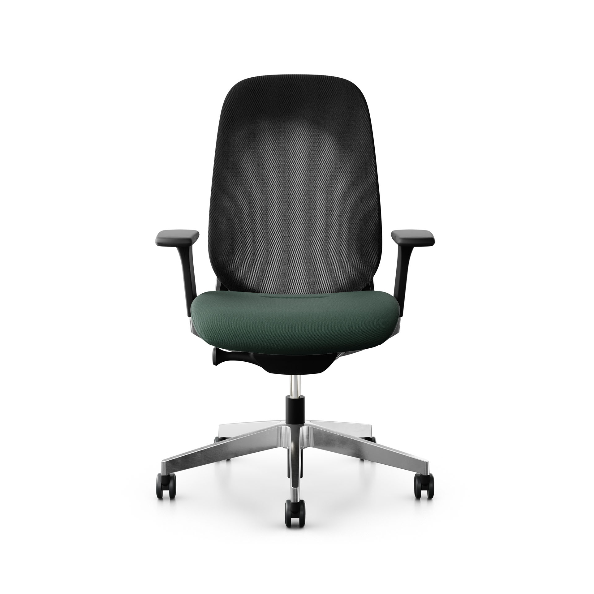 Image of Bürostuhl Giroflex 40-4049 mit 3D Armlehnen, Dunkelgrün/Verchromt, Neu, Ergonomischer Stuhl - ideal für flexibles Arbeiten