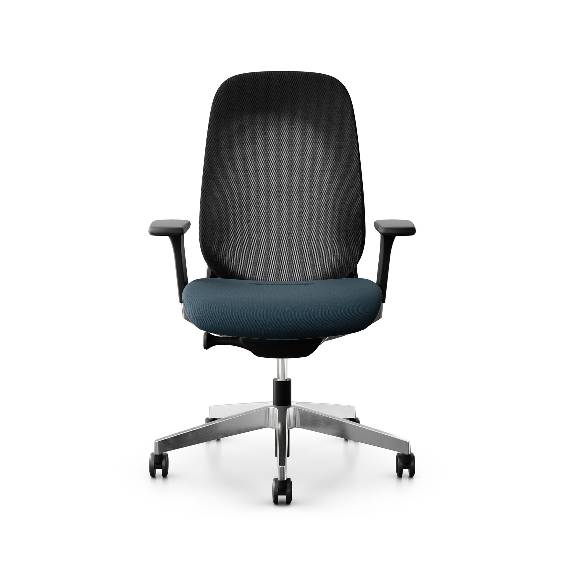 Image of Bürostuhl Giroflex 40-4049 mit 3D Armlehnen, Blau/Verchromt, Neu, Ergonomischer Stuhl - ideal für flexibles Arbeiten