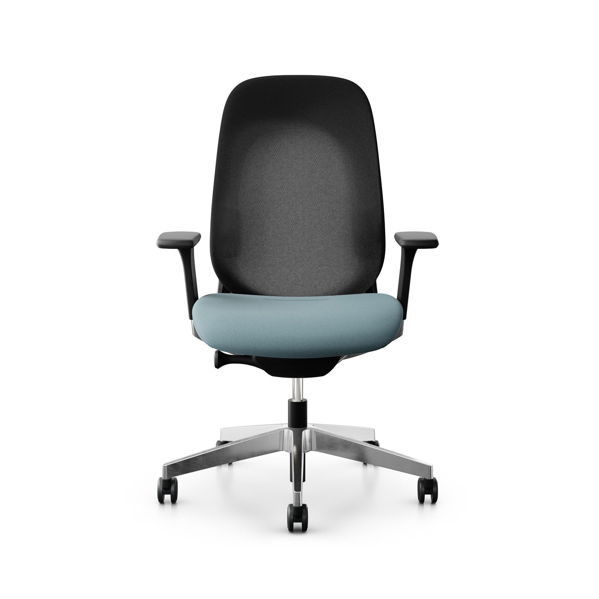 Image of Bürostuhl Giroflex 40-4049 mit 3D Armlehnen, Hellblau/Verchromt, Neu, Ergonomischer Stuhl - ideal für flexibles Arbeiten