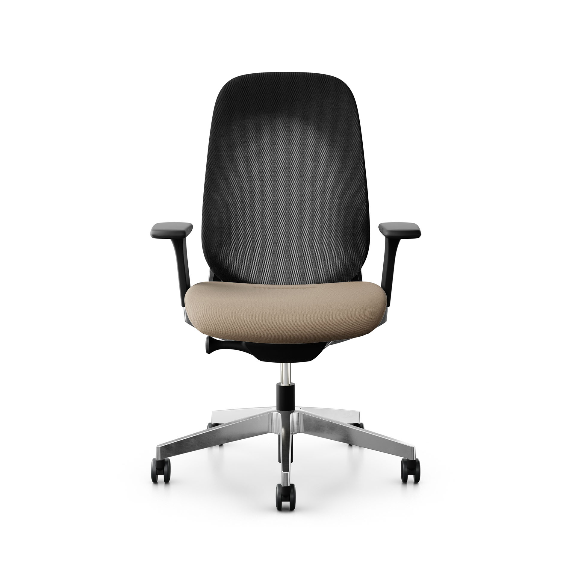 Image of Bürostuhl Giroflex 40-4049 mit 3D Armlehnen, Hellbraun/Verchromt, Neu, Ergonomischer Stuhl - ideal für flexibles Arbeiten