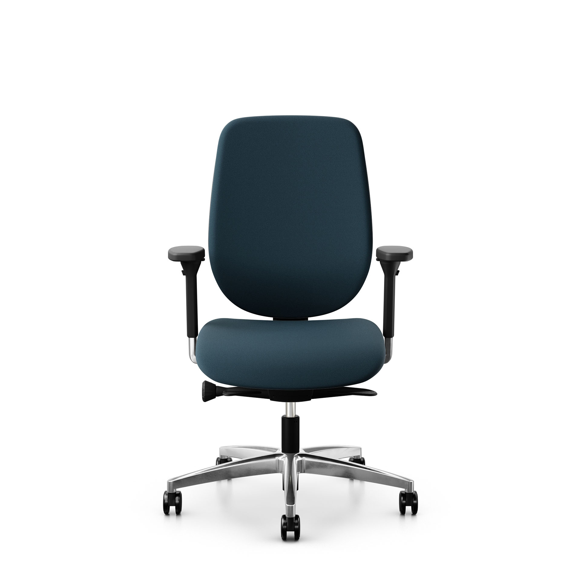 Image of Bürostuhl Giroflex 353 ohne Kopfstütze & mit 4D Armlehnen Blau/Verchromt, Neu, Ergonomischer Stuhl - ideal für flexibles Arbeiten
