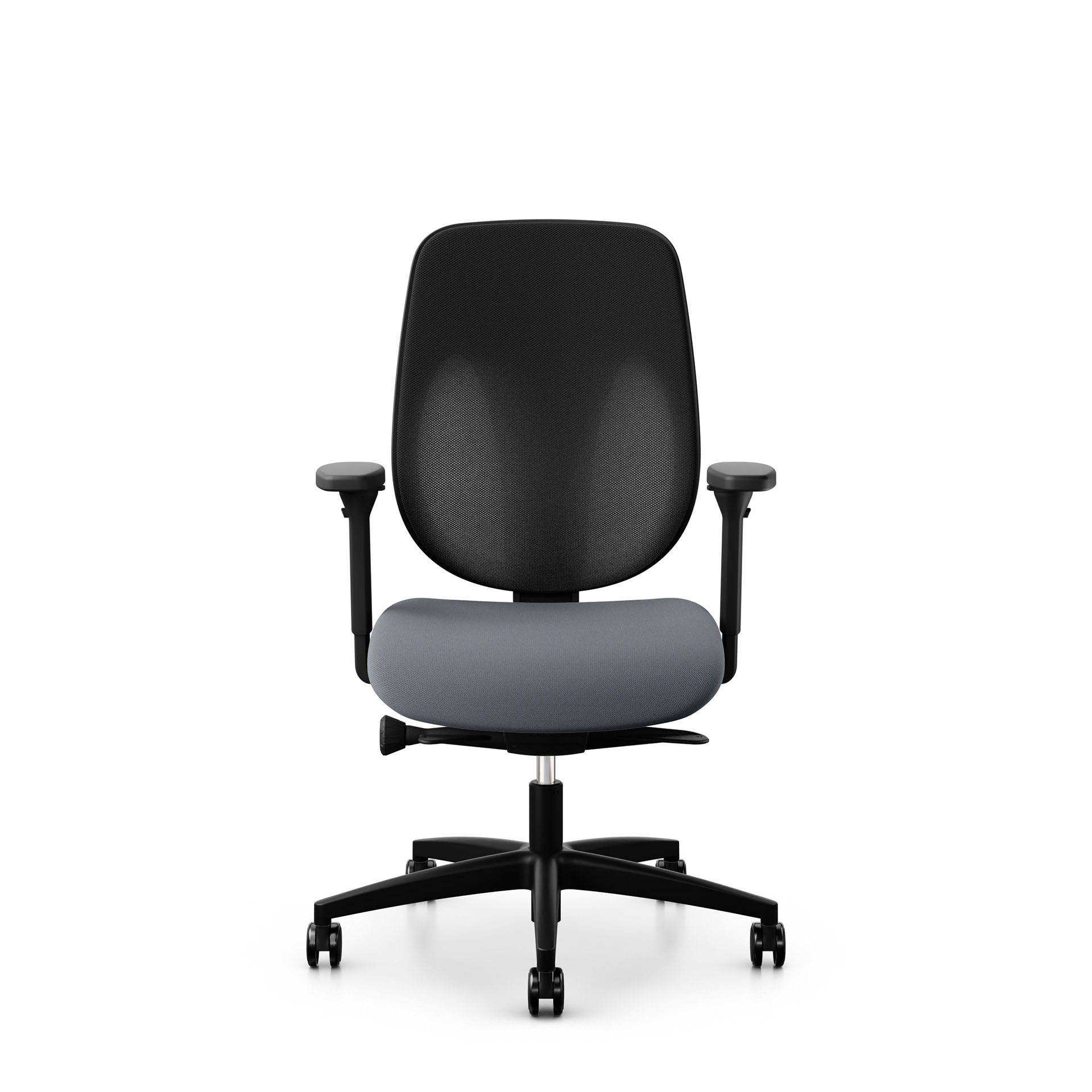 Image of Bürostuhl Giroflex 353 ohne Kopfstütze & mit 4D Armlehnen Grau/Schwarz, Neu, Ergonomischer Stuhl - ideal für flexibles Arbeiten
