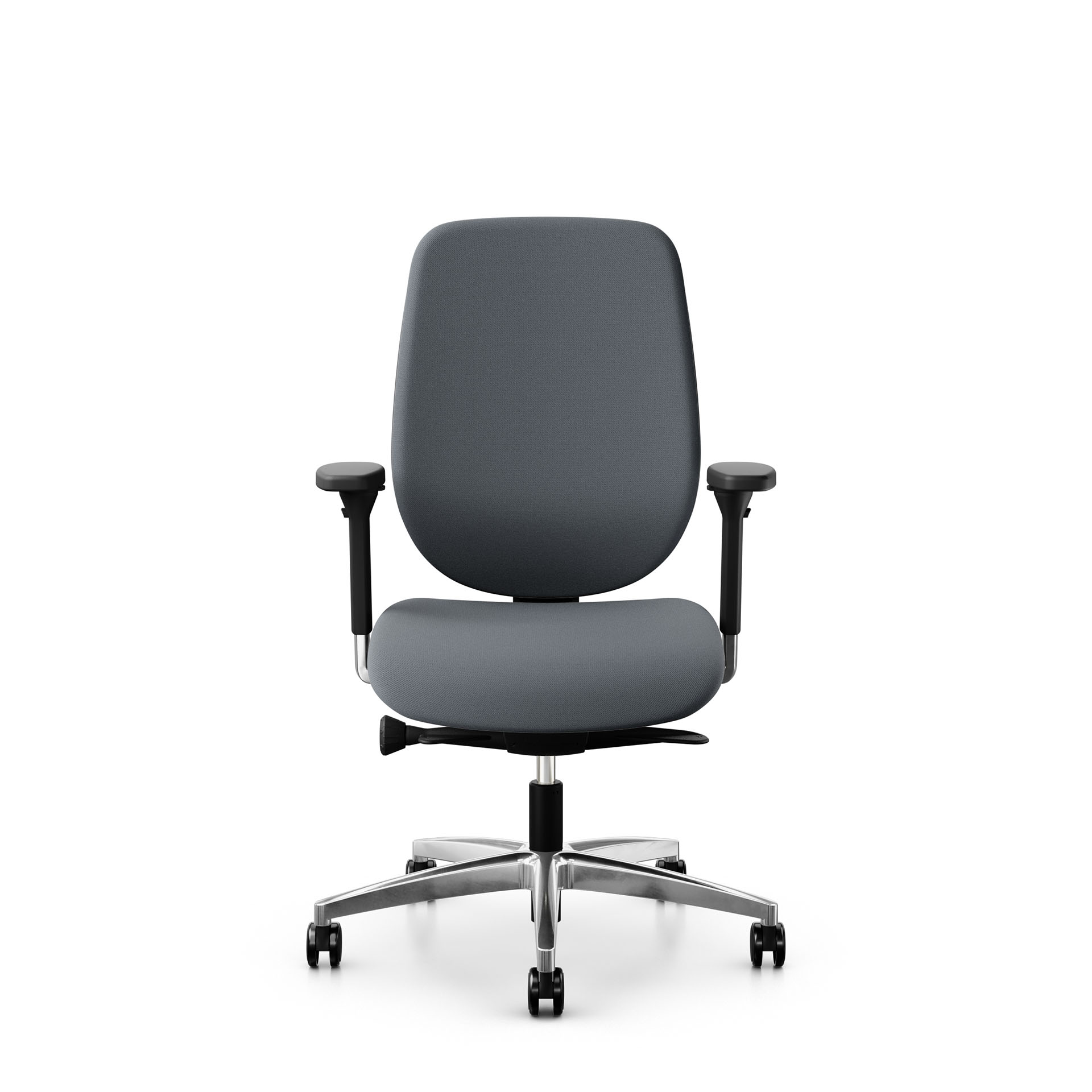 Image of Bürostuhl Giroflex 353 ohne Kopfstütze & mit 4D Armlehnen Grau/Verchromt, Neu, Ergonomischer Stuhl - ideal für flexibles Arbeiten