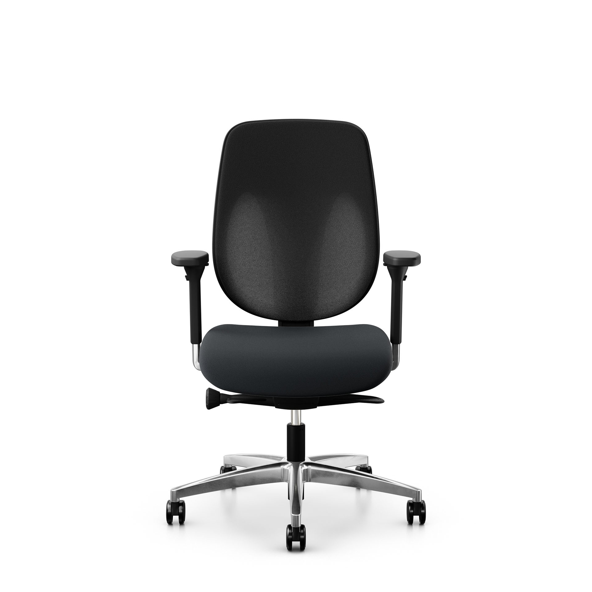 Image of Bürostuhl Giroflex 353 ohne Kopfstütze & mit 4D Armlehnen Schwarz/Verchromt, Neu, Ergonomischer Stuhl - ideal für flexibles Arbeiten