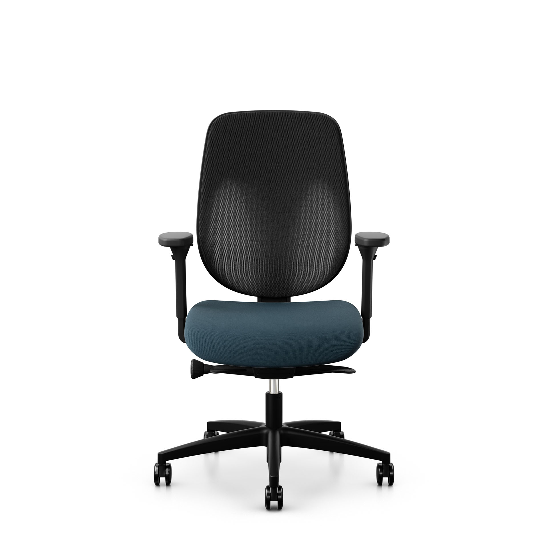 Image of Bürostuhl Giroflex 353 ohne Kopfstütze & mit 4D Armlehnen Blau/Schwarz, Neu, Ergonomischer Stuhl - ideal für flexibles Arbeiten