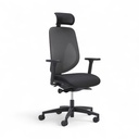 Bürostuhl Giroflex 353-4029 (Grau, Neu, mit 2D Armlehnen, mit Kopfstütze)