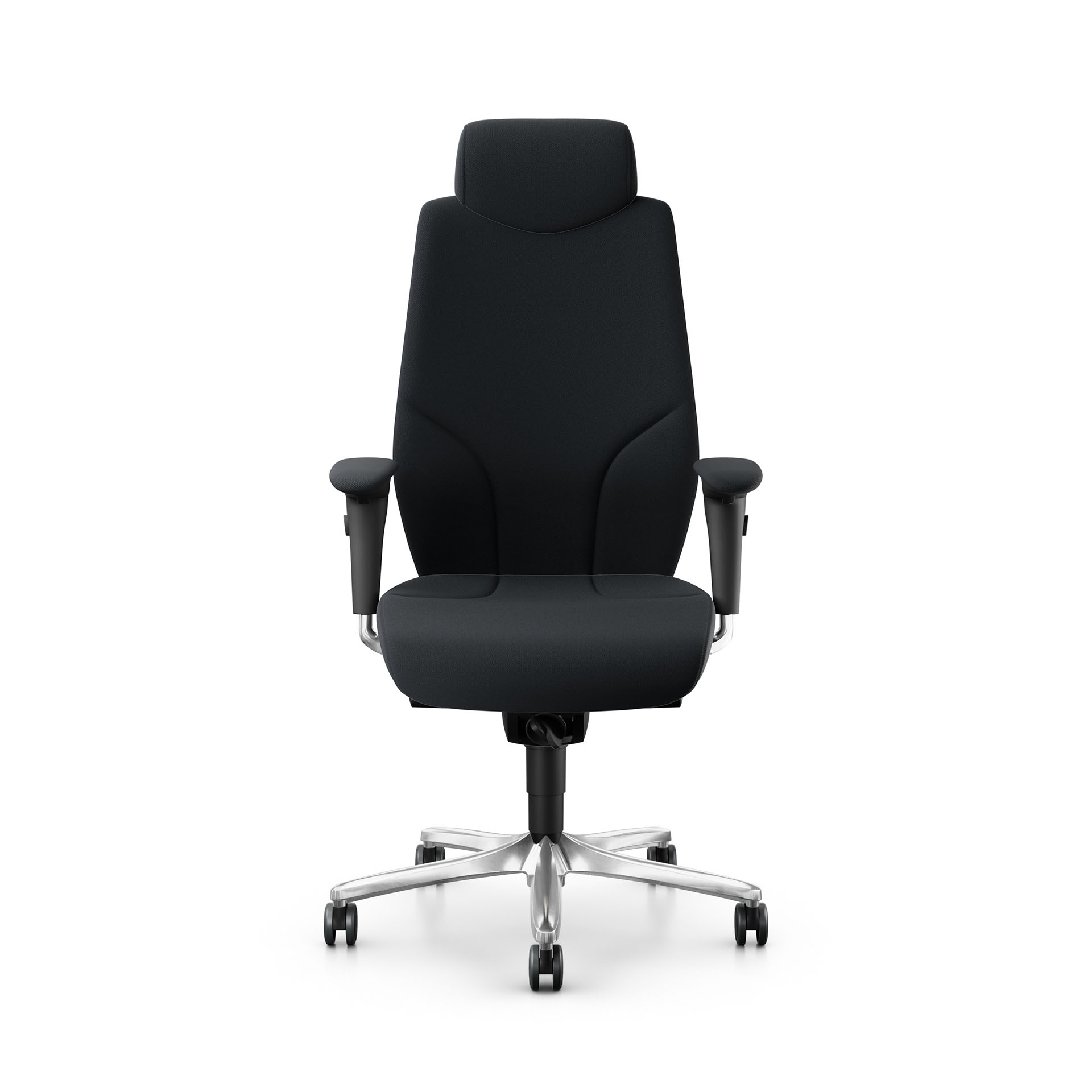 Image of Chefsessel Giroflex 64-9778 mit 4D Armlehnen, Schwarz/Verchromt, Neu, Ergonomischer Stuhl - ideal für flexibles Arbeiten