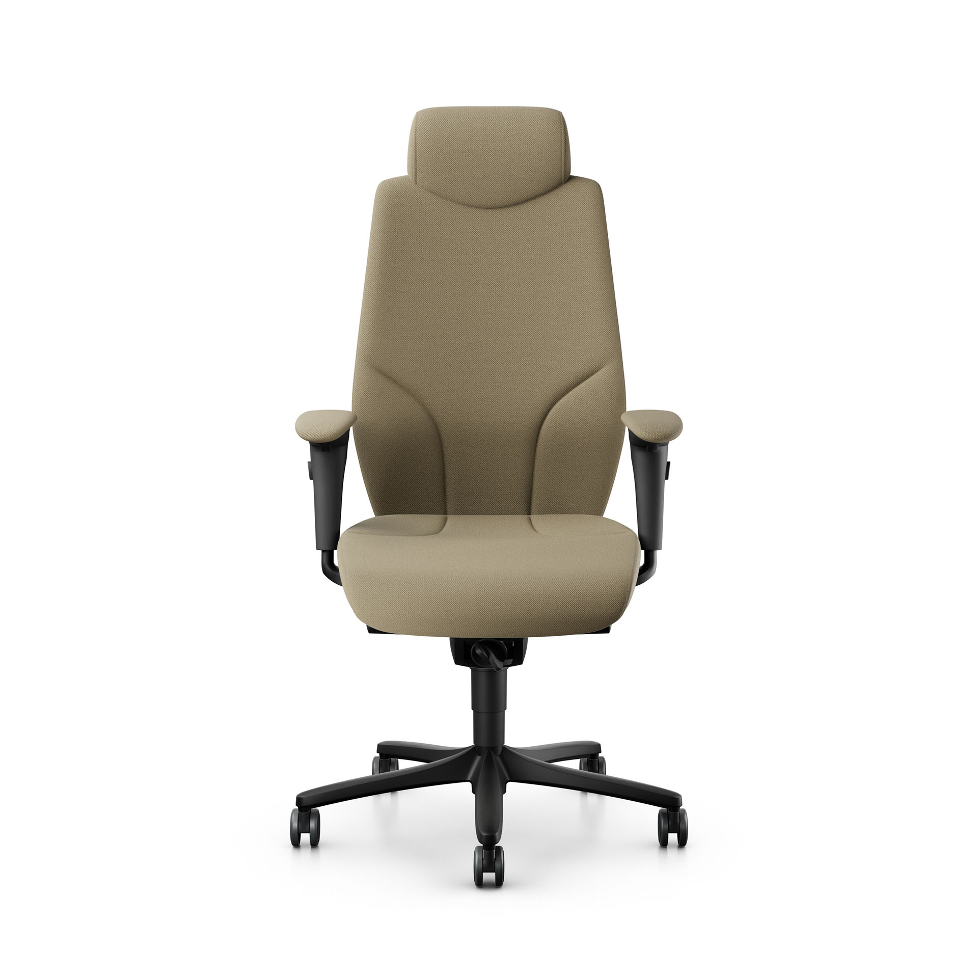 Image of Chefsessel Giroflex 64-9778 mit 4D Armlehnen, Hellbraun/Schwarz, Neu, Ergonomischer Stuhl - ideal für flexibles Arbeiten