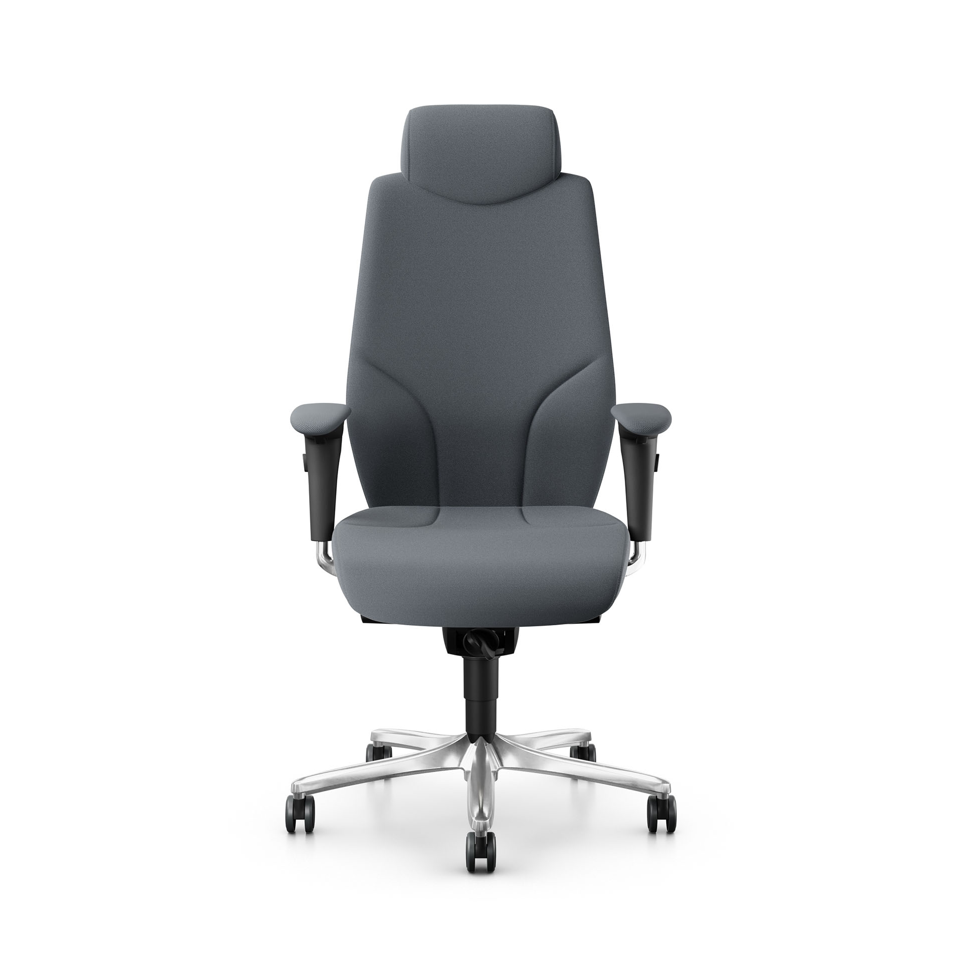 Image of Chefsessel Giroflex 64-9778 mit 4D Armlehnen, Grau/Verchromt, Neu, Ergonomischer Stuhl - ideal für flexibles Arbeiten