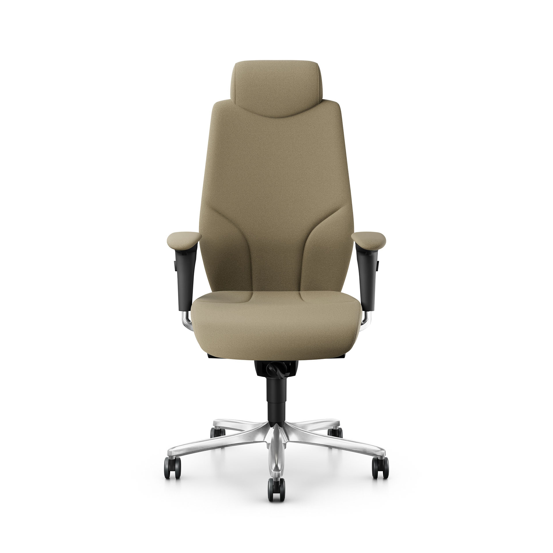 Image of Chefsessel Giroflex 64-9778 mit 4D Armlehnen, Hellbraun/Verchromt, Neu, Ergonomischer Stuhl - ideal für flexibles Arbeiten