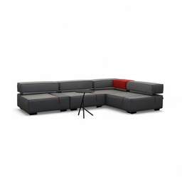 Loungesofa Softline mit Tisch (Normal gebraucht)