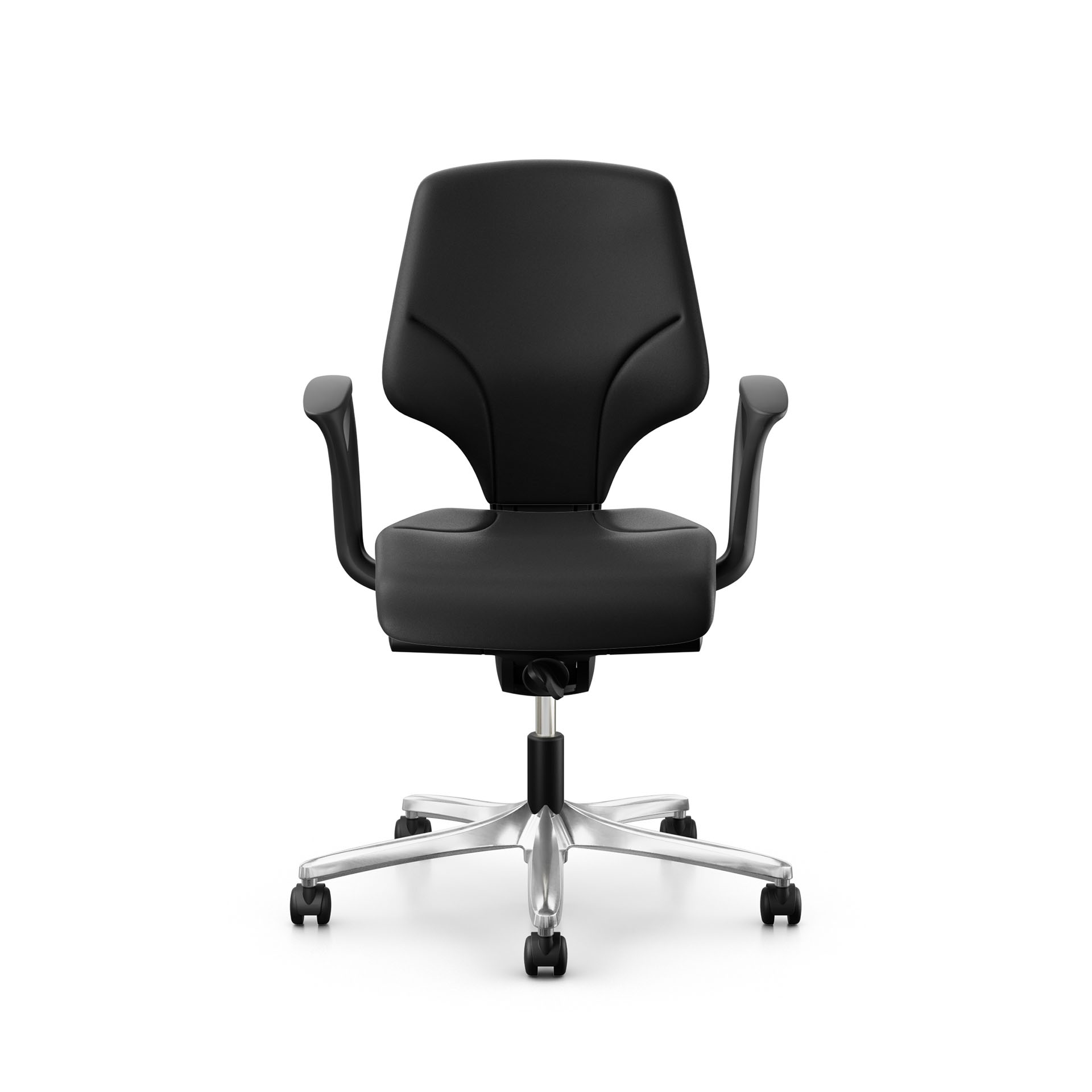 Image of Laborstuhl Giroflex 64-3078 LAB mit Fixarmlehnen, Schwarz/Verchromt, Neu, Ergonomischer Stuhl - ideal für flexibles Arbeiten