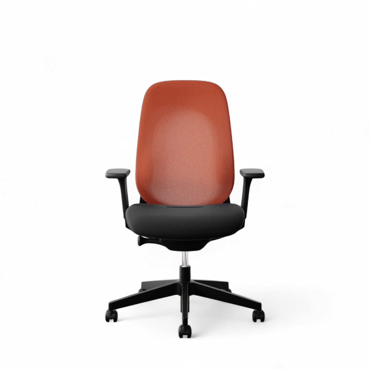 Drehstuhl Giroflex 40-4049 mit 3D Armlehnen, Orange/Schwarz, Neu, Ergonomischer Stuhl - ideal für flexibles Arbeiten