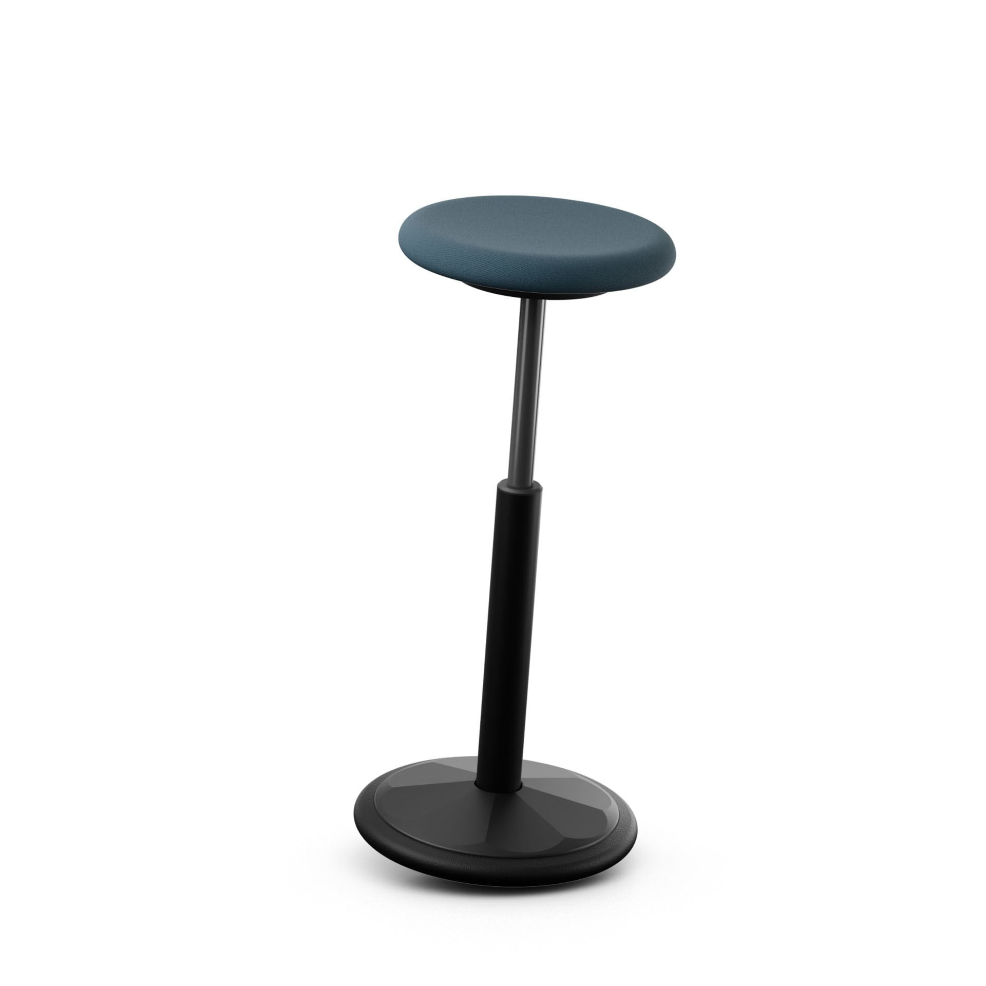 Image of Stehhilfe Giroflex 10-2020 Blau/Schwarz, Gummi, Dynamisches Sitzen - optimal für gesundes Sitzen
