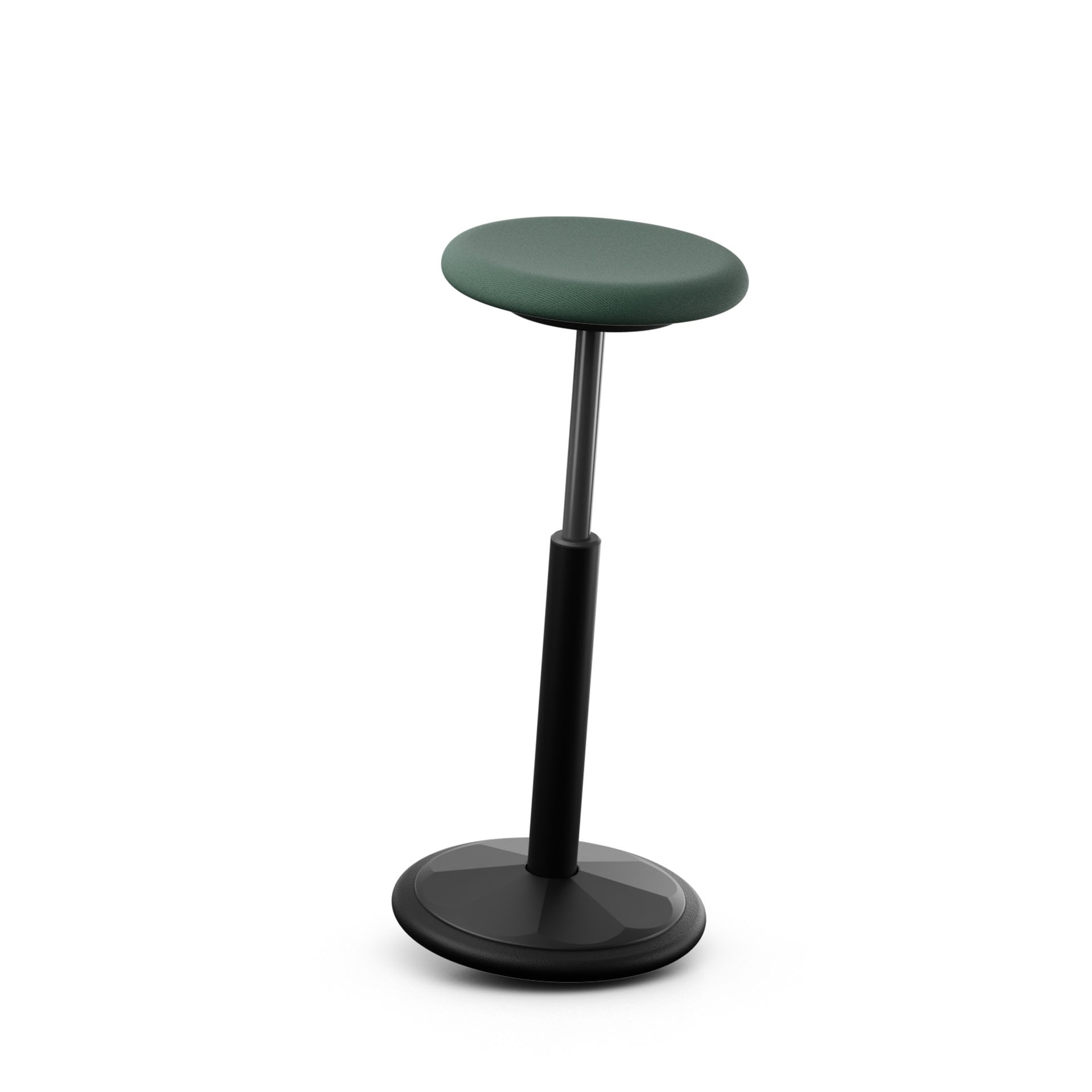 Image of Stehhilfe Giroflex 10-2020 Dunkelgrün/Schwarz, Gummi, Dynamisches Sitzen - optimal für gesundes Sitzen
