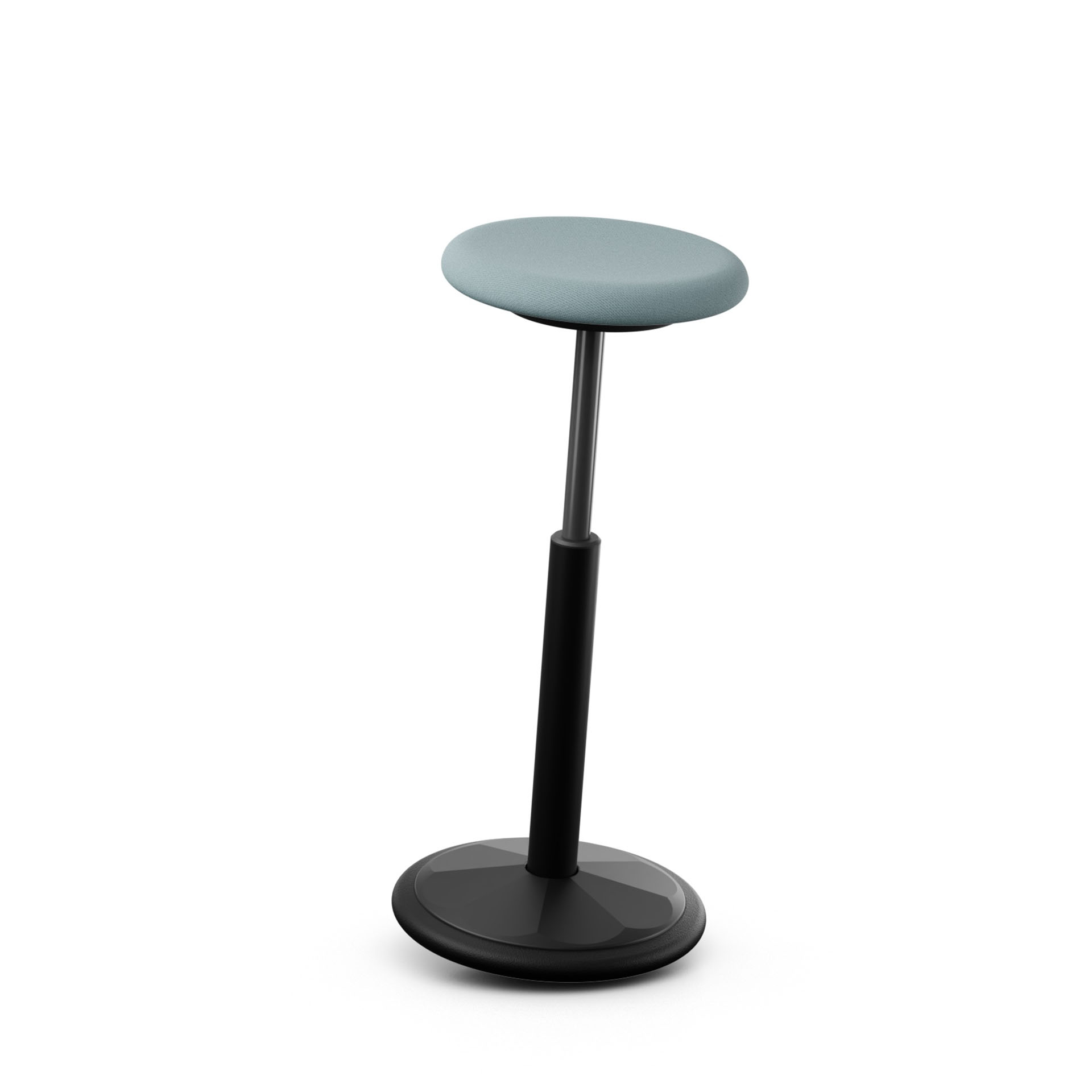 Image of Stehhilfe Giroflex 10-2020 Hellblau/Schwarz, Gummi, Dynamisches Sitzen - optimal für gesundes Sitzen