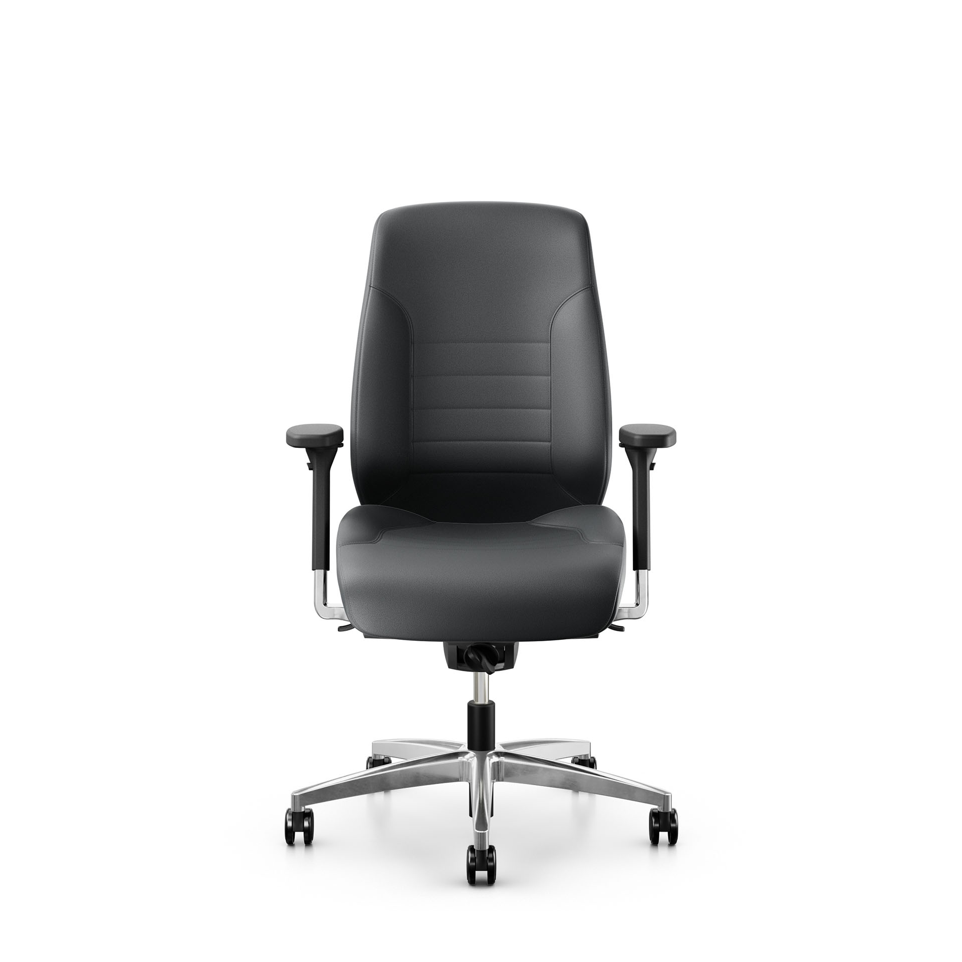 Image of 24h Bürostuhl Giroflex 60 ohne Kopfstütze & mit 4D Armlehnen Grau/Verchromt, Neu, Ergonomischer Stuhl - ideal für flexibles Arbeiten