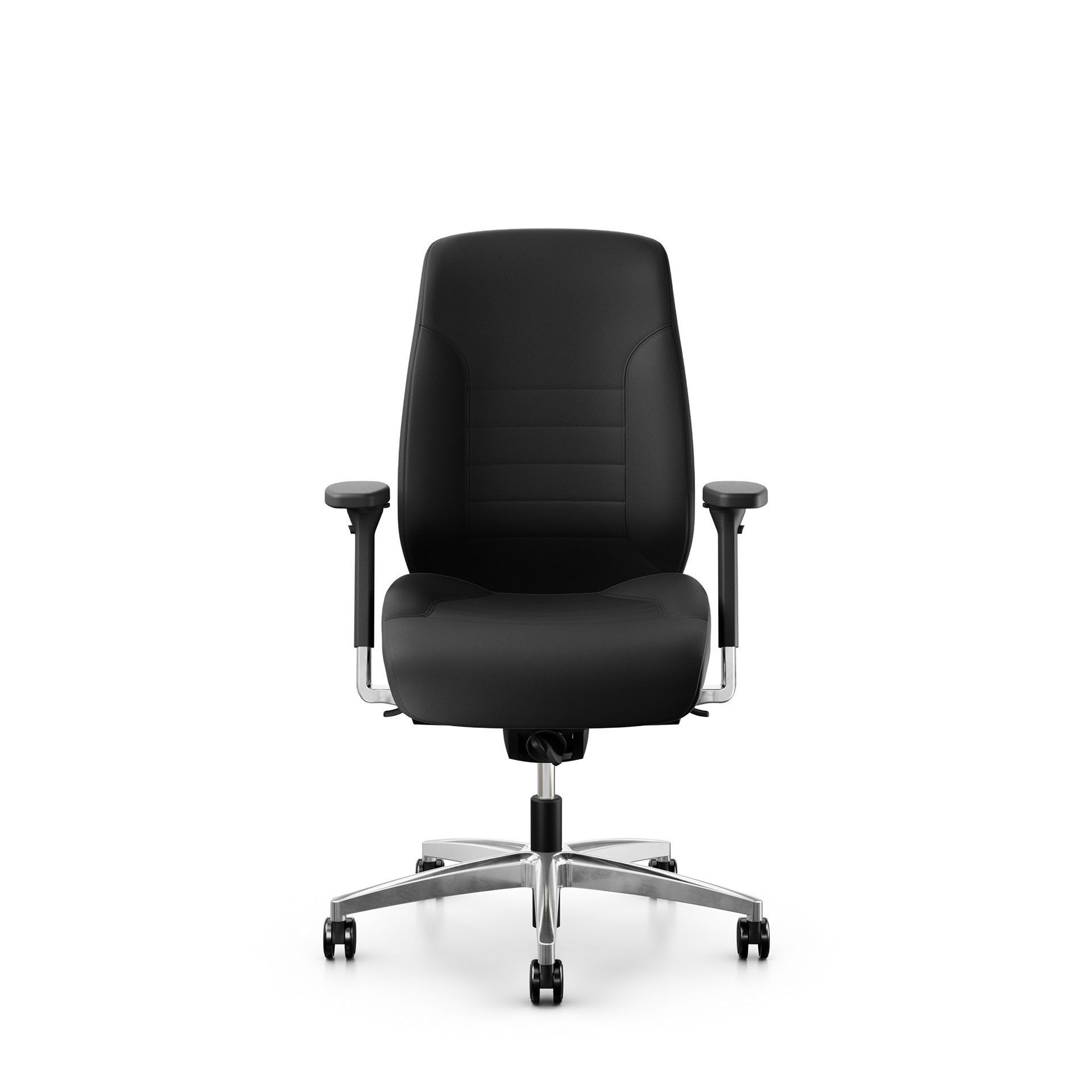 Image of 24h Bürostuhl Giroflex 60 ohne Kopfstütze & mit 4D Armlehnen Schwarz/Verchromt, Neu, Ergonomischer Stuhl - ideal für flexibles Arbeiten