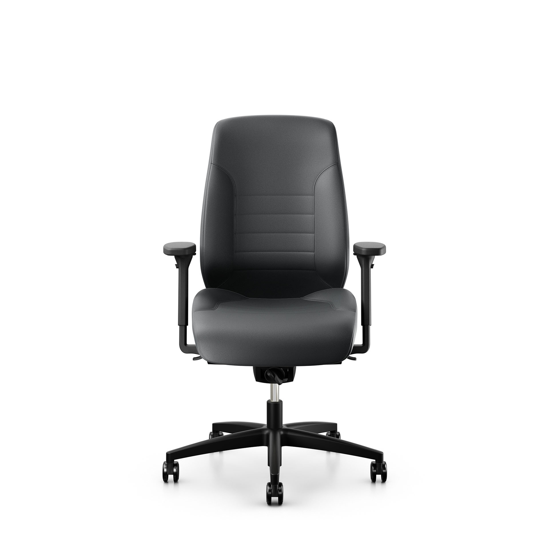 Image of 24h Bürostuhl Giroflex 60 ohne Kopfstütze & mit 4D Armlehnen Grau/Schwarz, Neu, Ergonomischer Stuhl - ideal für flexibles Arbeiten
