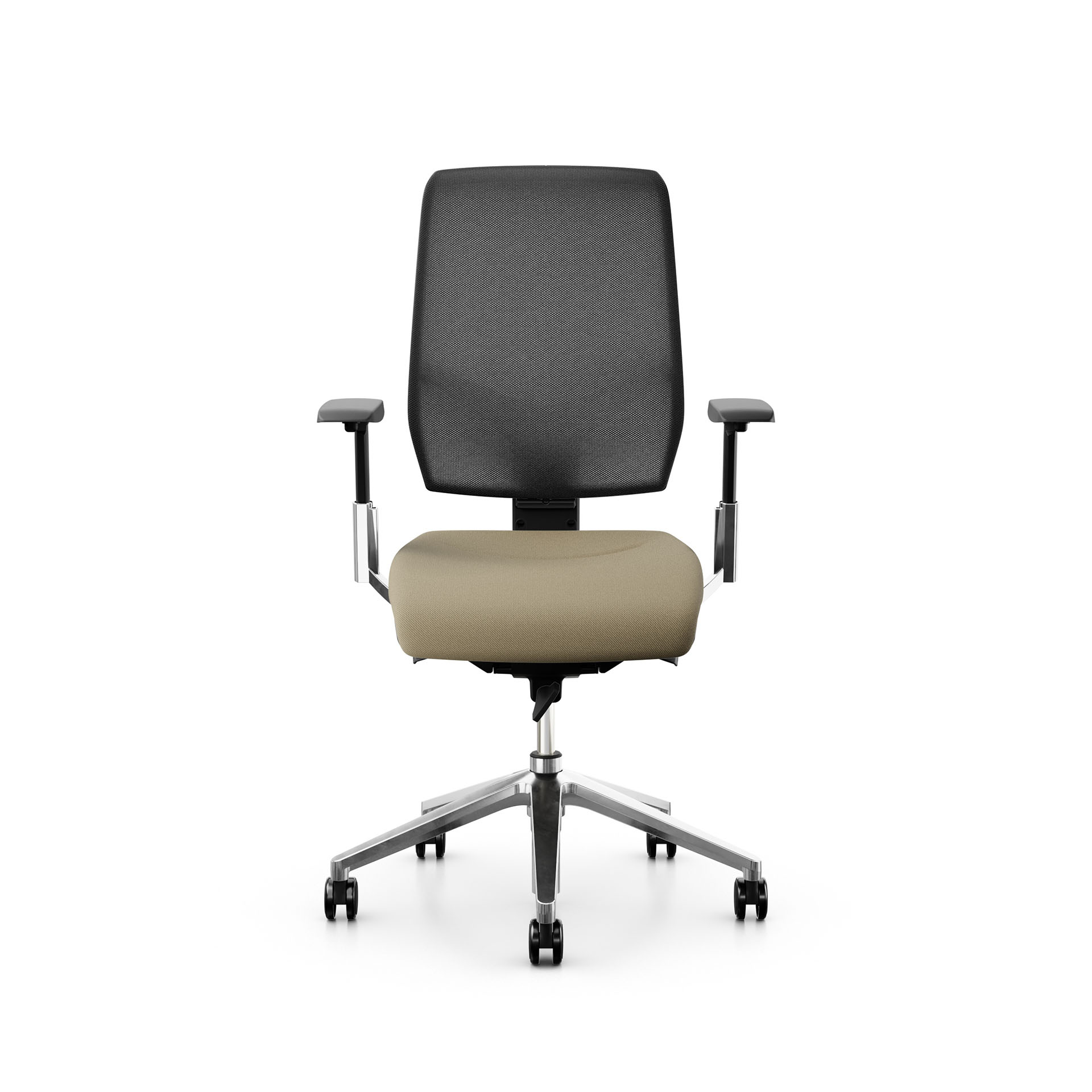 Image of Bürostuhl Giroflex 68-3519 mit 3D Armlehnen, Hellbraun/Verchromt, Neu, Ergonomischer Stuhl - ideal für flexibles Arbeiten