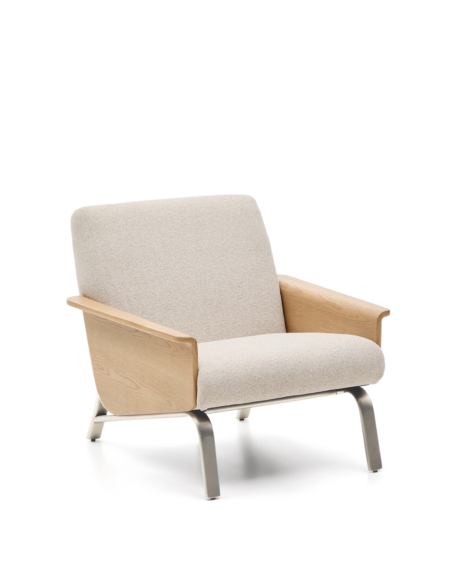 Kave Home Amsen Sessel (Beige, Neu)