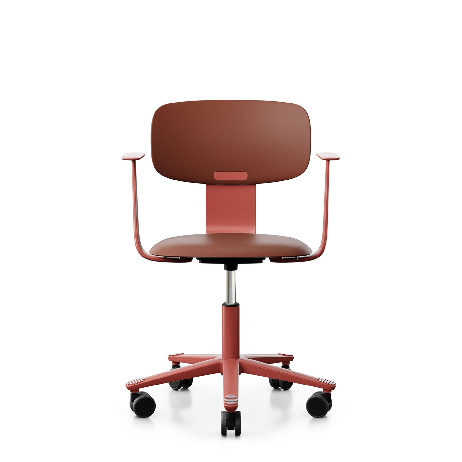 Image of Arbeitsstuhl HAG Tion 2100 mit Fixarmlehnen, Braun, Neu, Ergonomischer Stuhl - ideal für flexibles Arbeiten