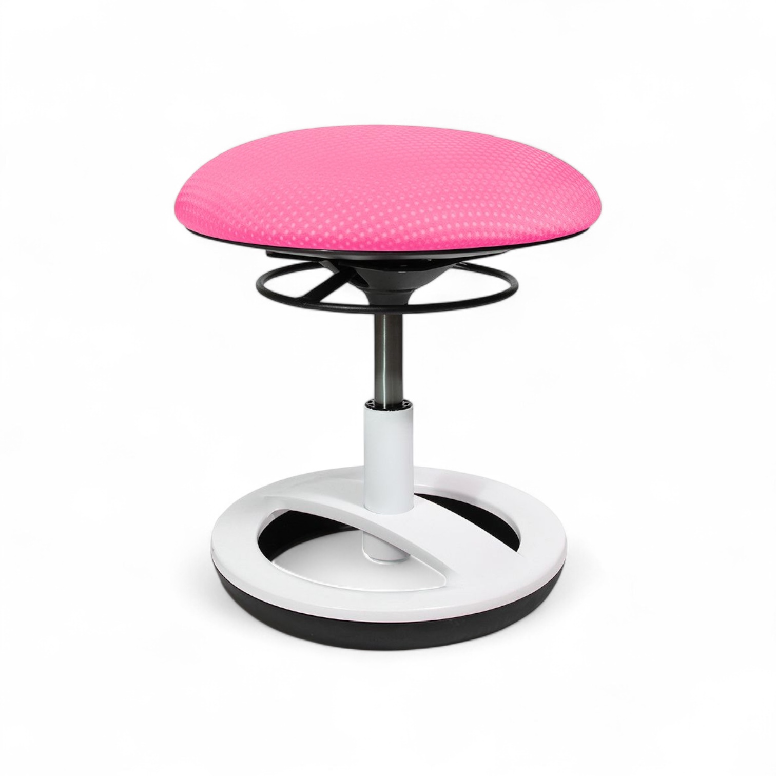 Image of Kinderhocker Topstar Sitness Bobby Pink/Weiss, Gummi, Dynamisches Sitzen - optimal für gesundes Sitzen