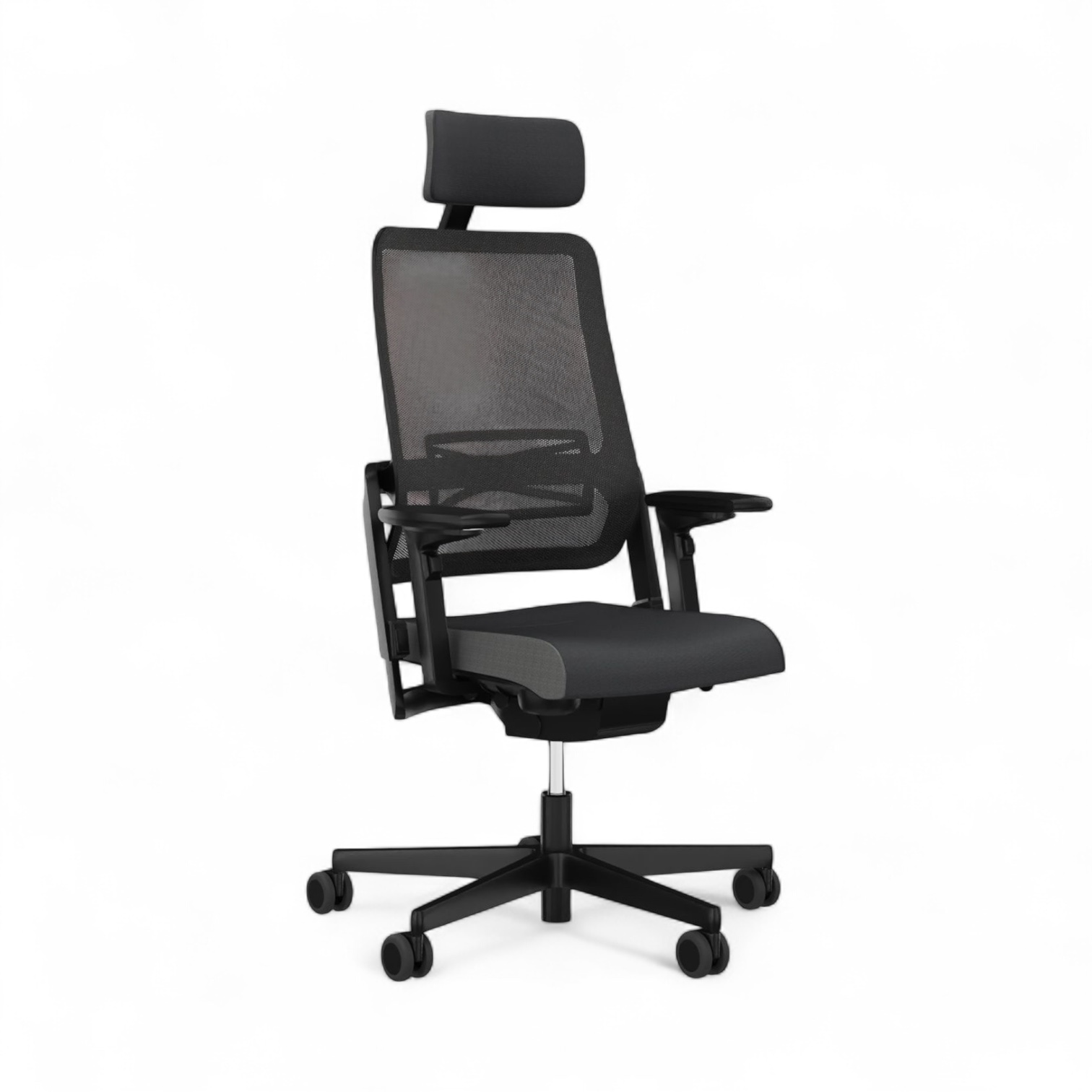 Image of Drehstuhl Sitag SitagXilium Mesh mit Kopfstütze & mit 4D Armlehnen Schwarz/Schwarz, Neu, Ergonomischer Stuhl - ideal für flexibles Arbeiten