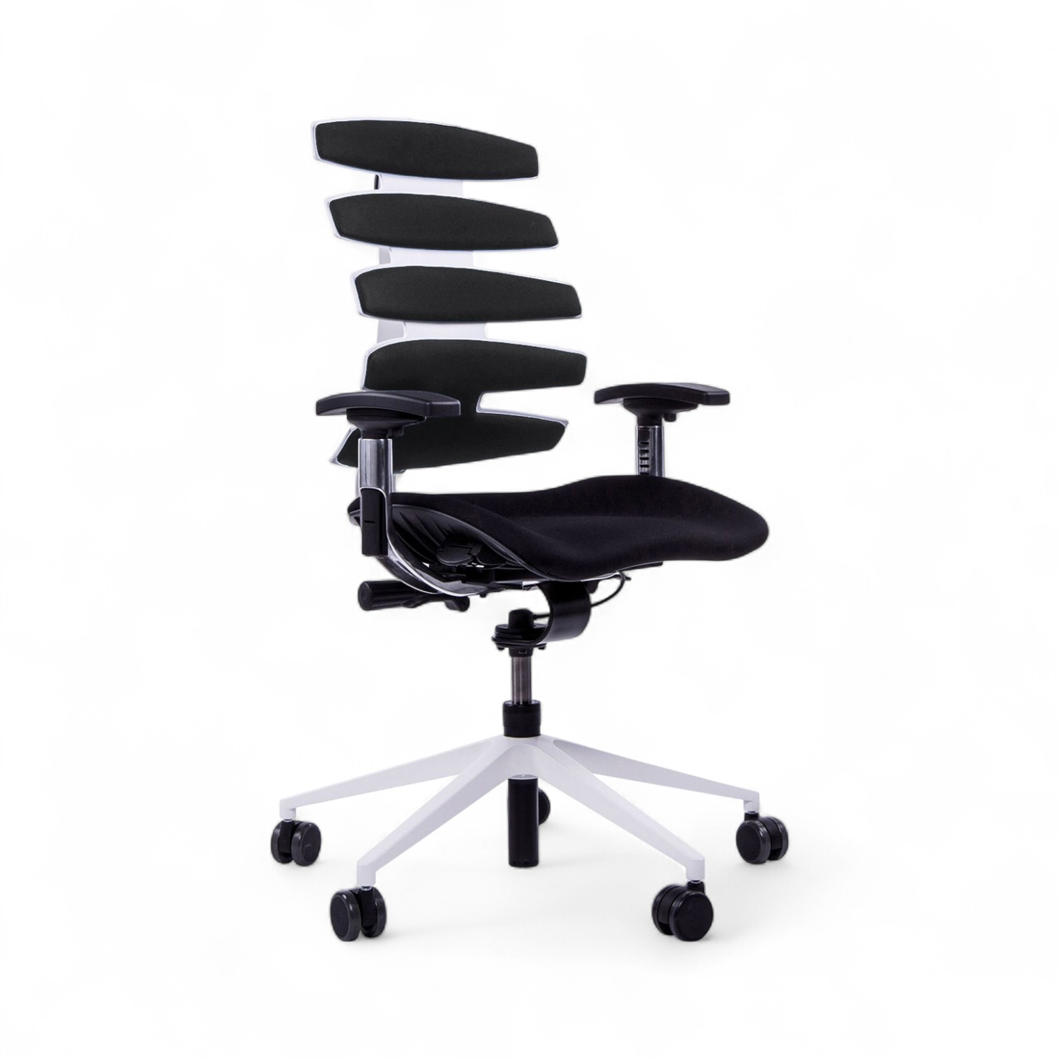 Image of Bürostuhl SitagWave mit 3D Armlehnen, Schwarz/Weiss, Neu, Ergonomischer Stuhl - ideal für flexibles Arbeiten