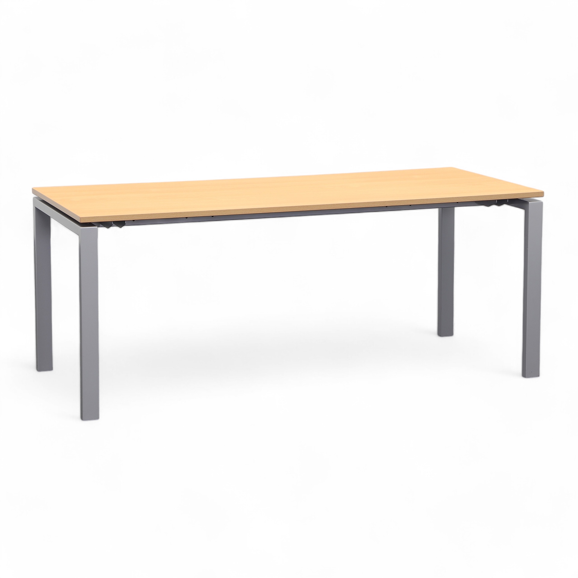 Bureau Archiutti Float Office 180x80 cm, Hêtre/Gris argenté, Bon, Table de bureau - pour le bureau ou le home office
