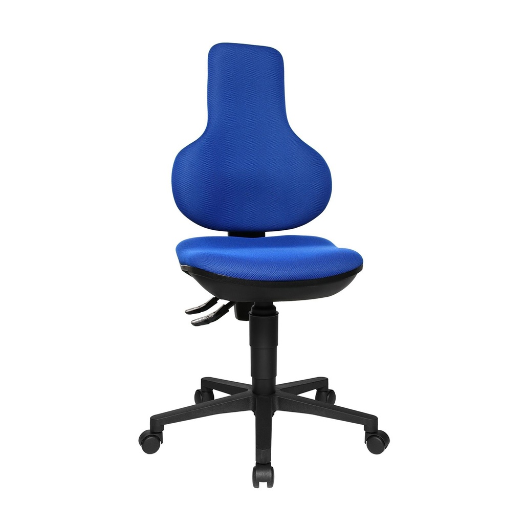 Image of Bürostuhl Topstar Ergo Point SY ohne Armlehnen, Blau/Schwarz, Sehr gut, Ergonomischer Stuhl - ideal für flexibles Arbeiten