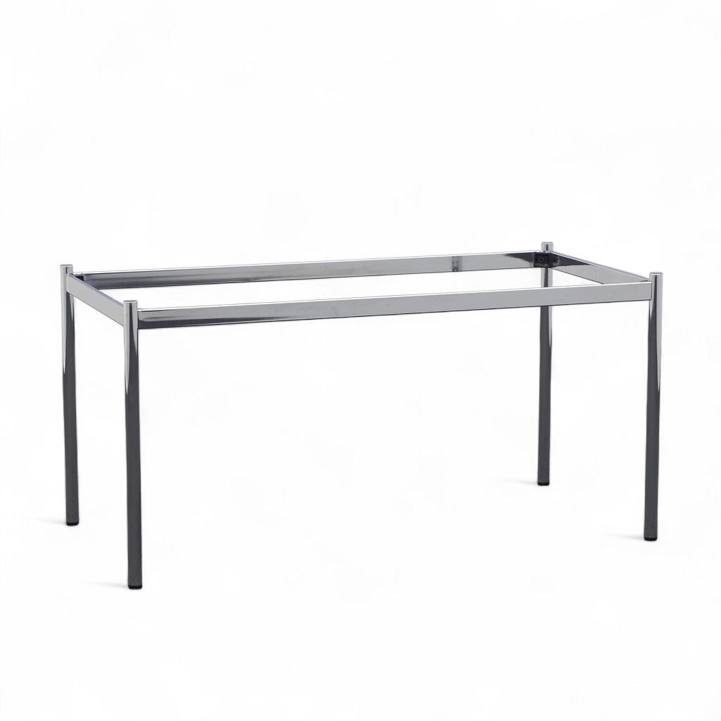 Tischgestell USM Haller 175.0 x 75.0 cm, Verchromt/Verchromt, Rechteckig, Gut, Tisch - Swissmade & Design