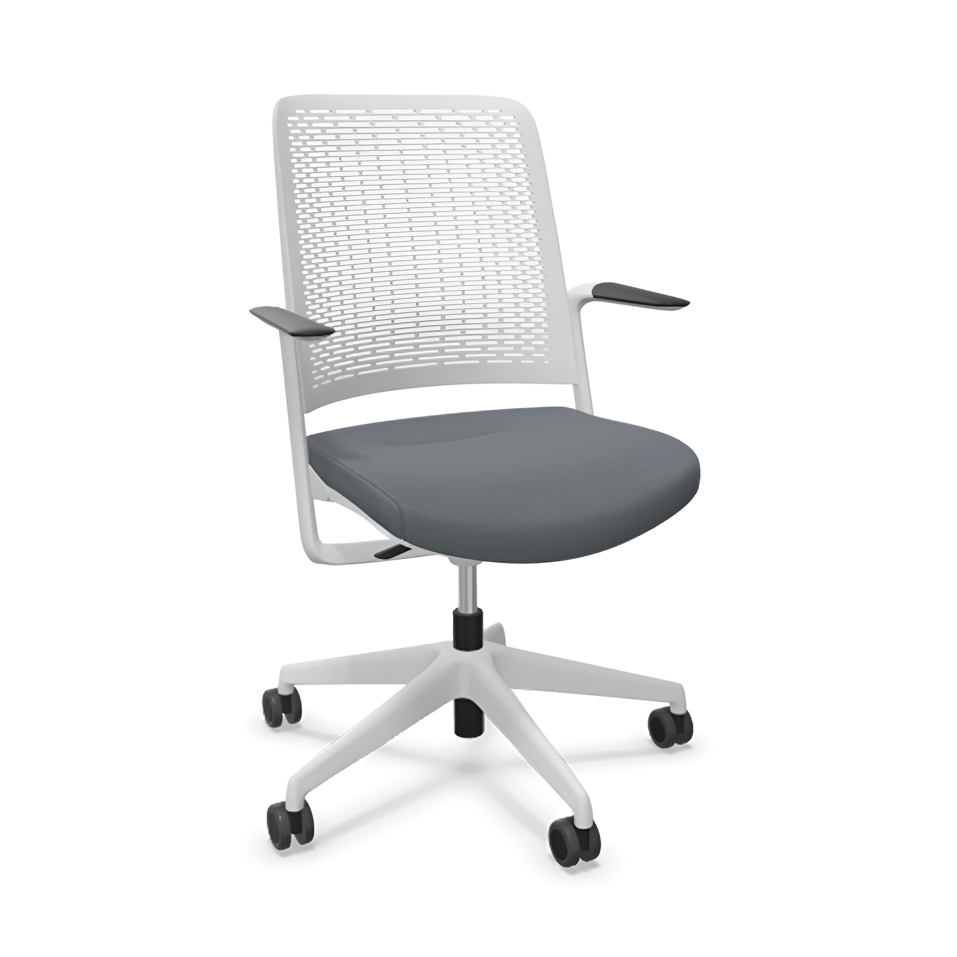 Image of Bürostuhl Sitag WithMe mit Fixarmlehnen, Grau/Hellgrau, Neu, Ergonomischer Stuhl - ideal für flexibles Arbeiten