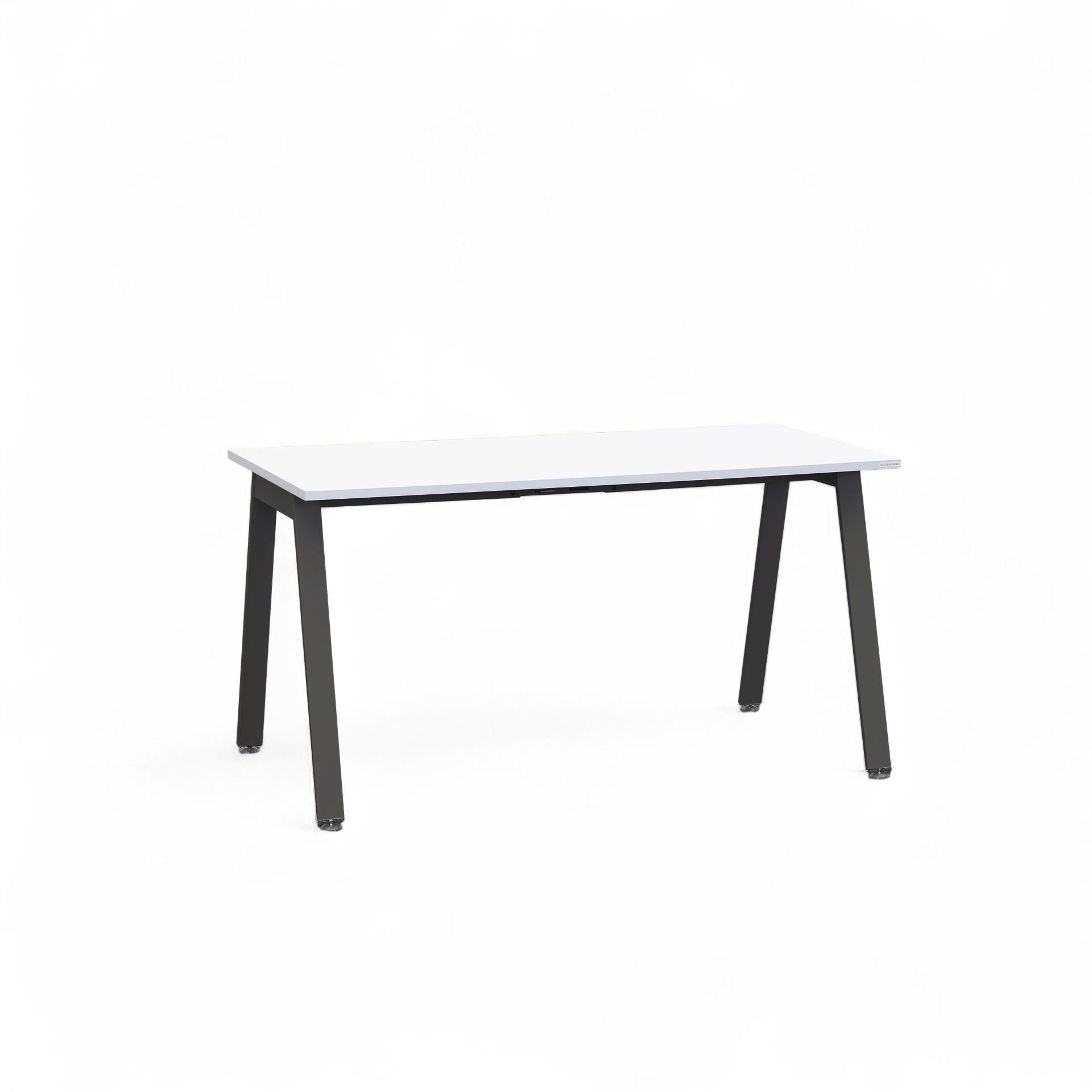 Image of Bürotisch Tradingzone Sem 140x70 cm, Weiss/Schwarz, Rechteckig, Neu, Tisch - Hochwertig & langlebig
