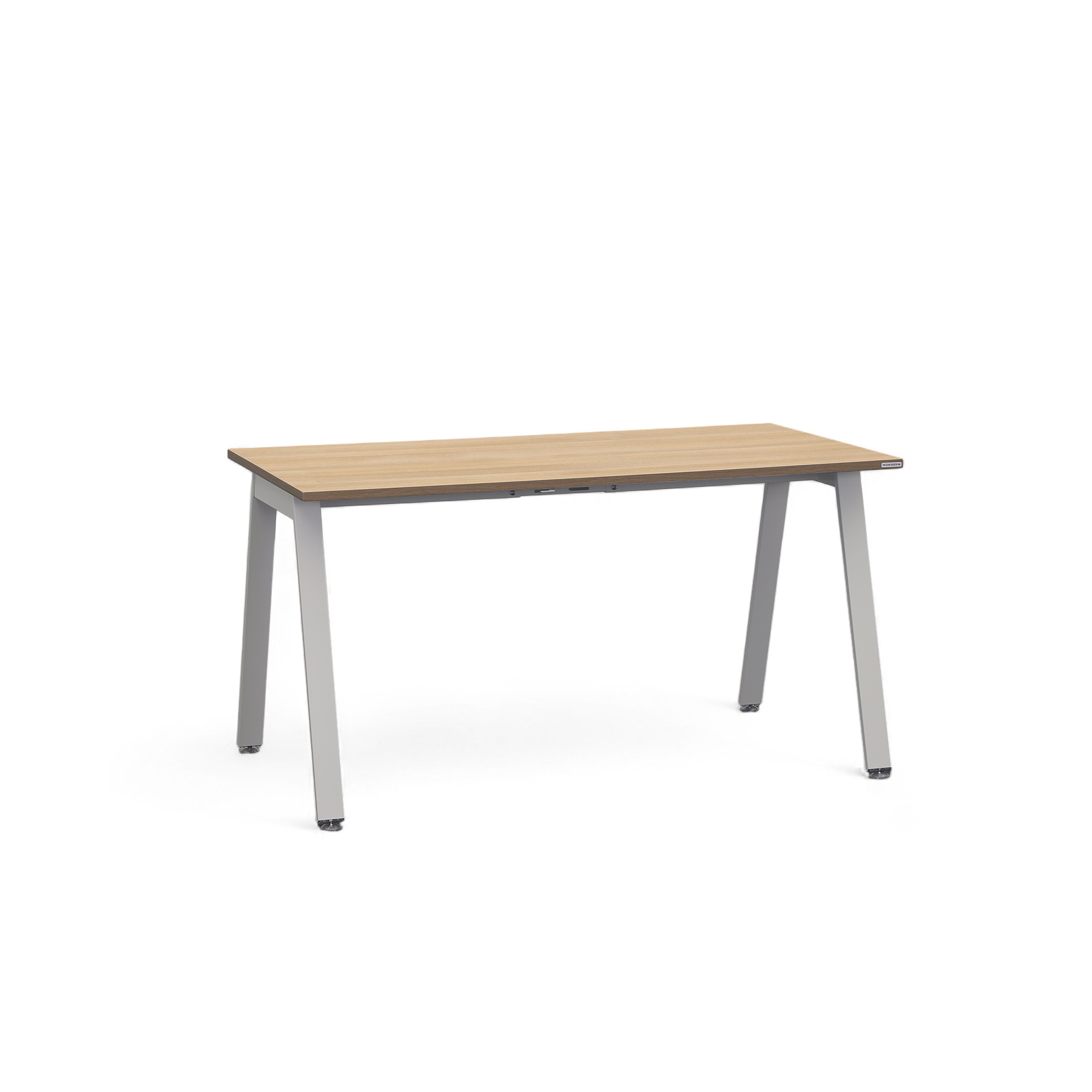 Image of Bürotisch Tradingzone Sem 140x70 cm, Eiche/Silbergrau, Rechteckig, Neu, Tisch - Hochwertig & langlebig