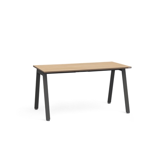 Bürotisch Tradingzone Sem (Eiche, Neu, 140x70, Schwarz)