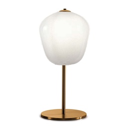 Murano Tischlampen Murano Dalia (Weiss, Sehr gut, Oro satinato, LG., 28)