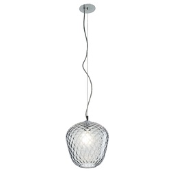 Murano Pendellampen Murano Dalia (Transparent, Sehr gut, Cromata, Sosp. G., 28)