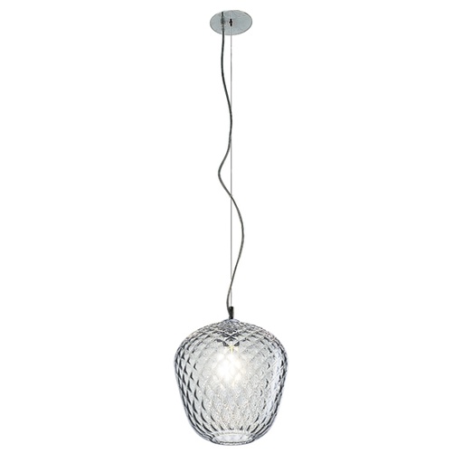Murano Pendellampen Murano Dalia (Transparent, Sehr gut, Cromata, Sosp. G., 28)
